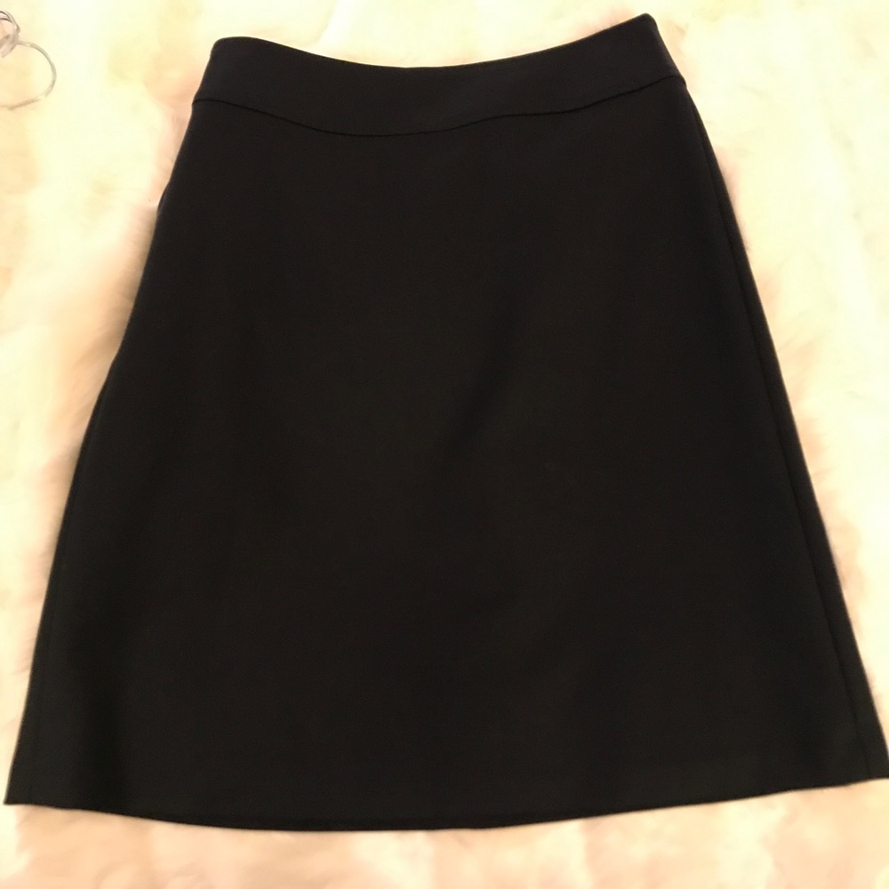 Banana Republic black A-line skirt